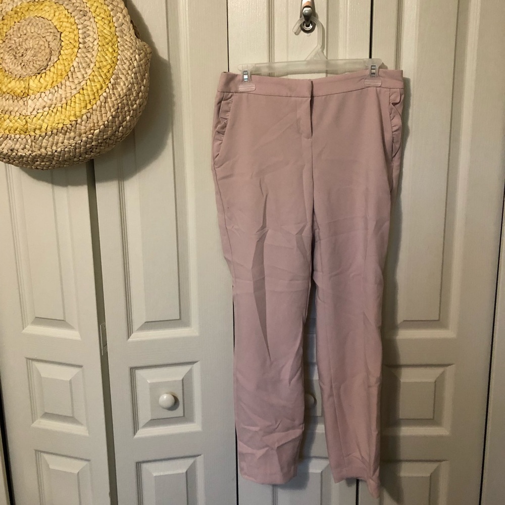 Powder pink dress pants